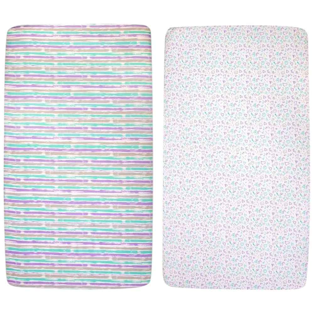 Set de 2 forros para colchón de cuna