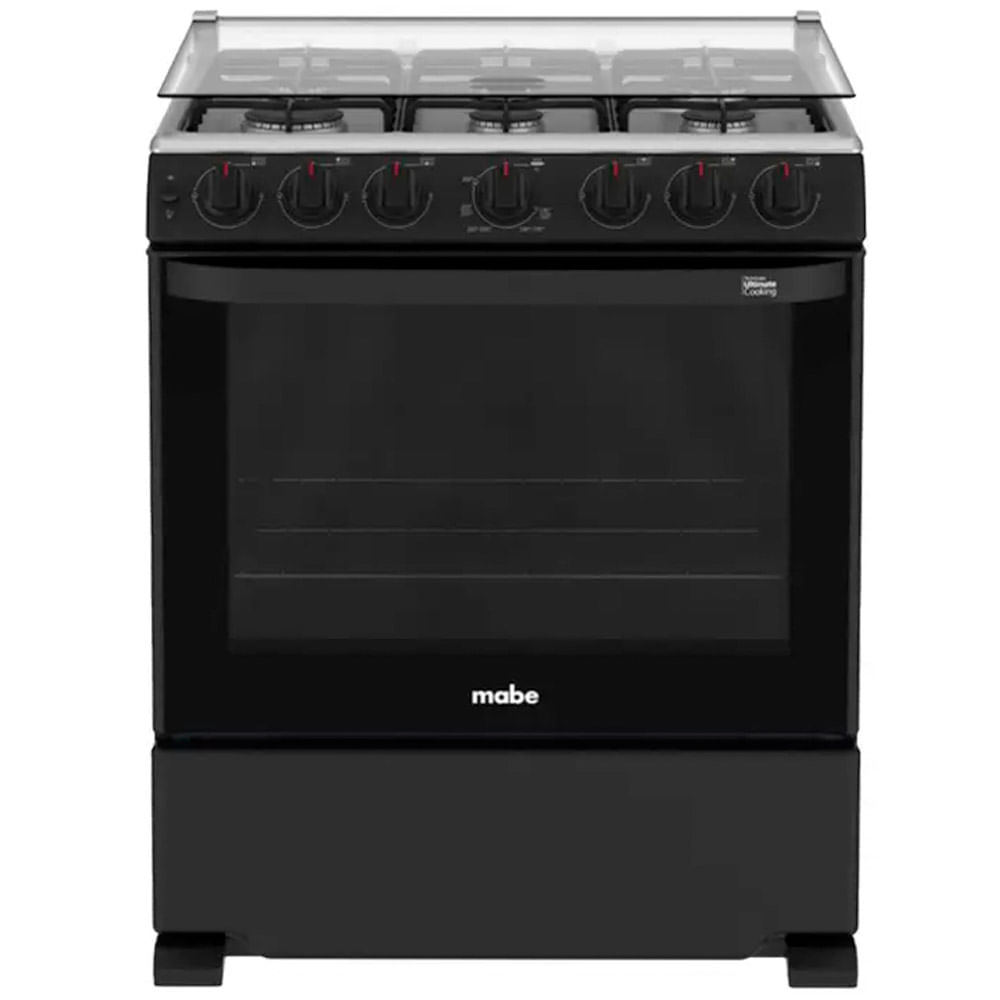 Cocina 6 quemadores con horno a gas 76 cm (30") EM7655CSIN1 Mabe