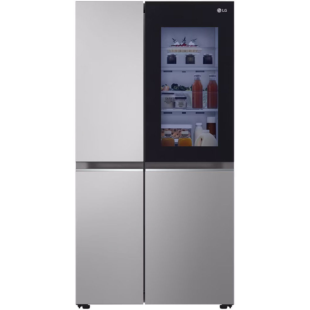 Refrigeradora LG 622 L (22 PCU) instaview Side by Side VS25VVNW