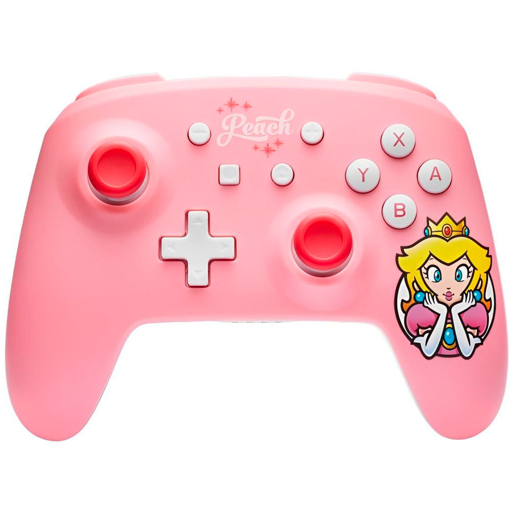 Control inalámbrico para Nintendo Switch Peach Pink