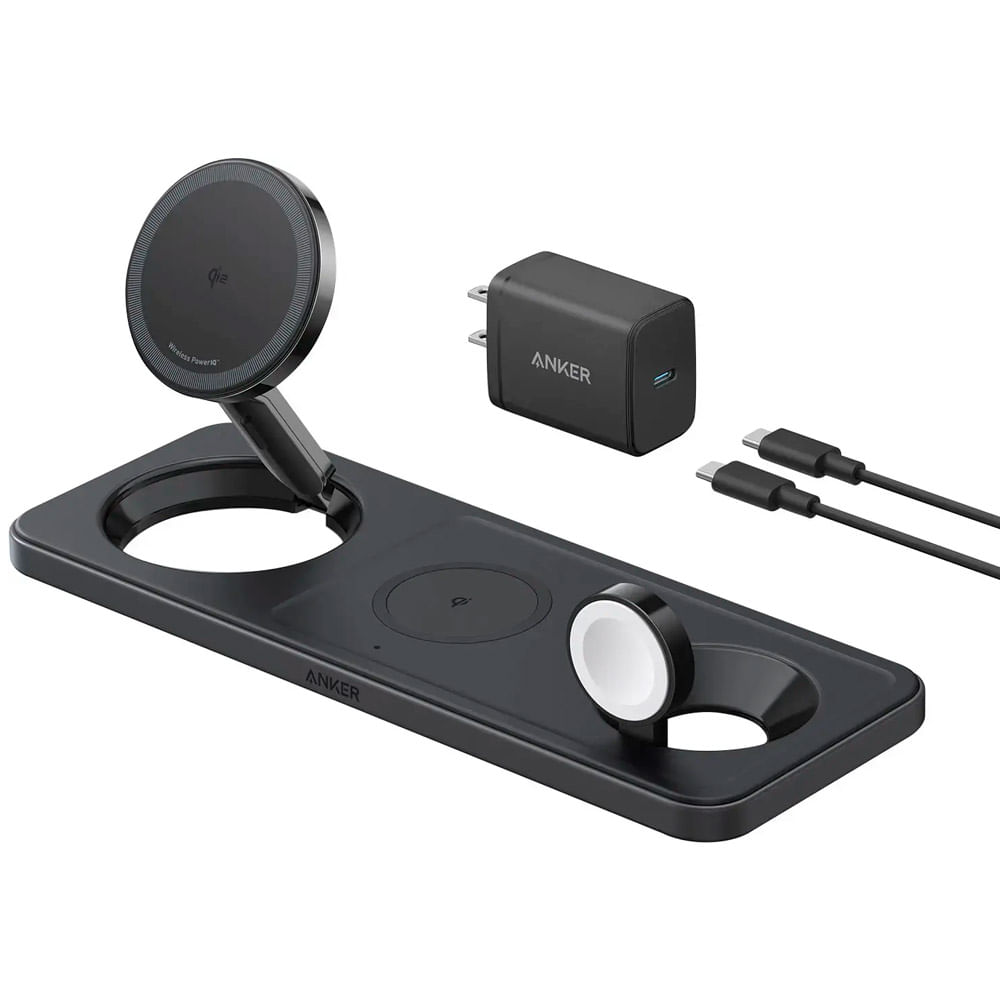 Estación de carga inalámbrica con Magsafe 3 en 1 15Watts