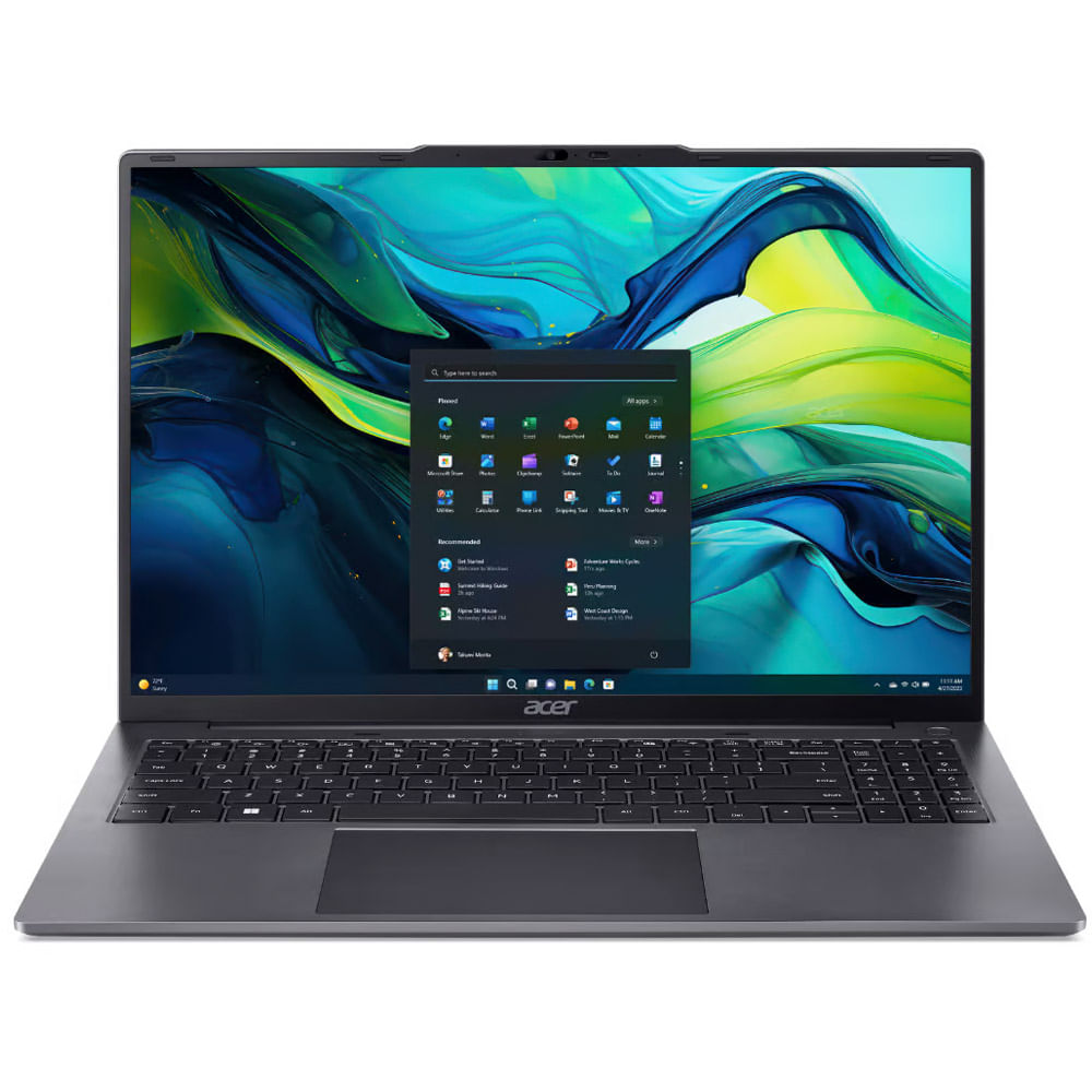 LaptopAcer Aspire Lite AL16-51P-55N7 Intel Core i7-1255U 16GB RAM 512GB SSD Almacenamiento Windows 11 15.6" (39.62 cm)