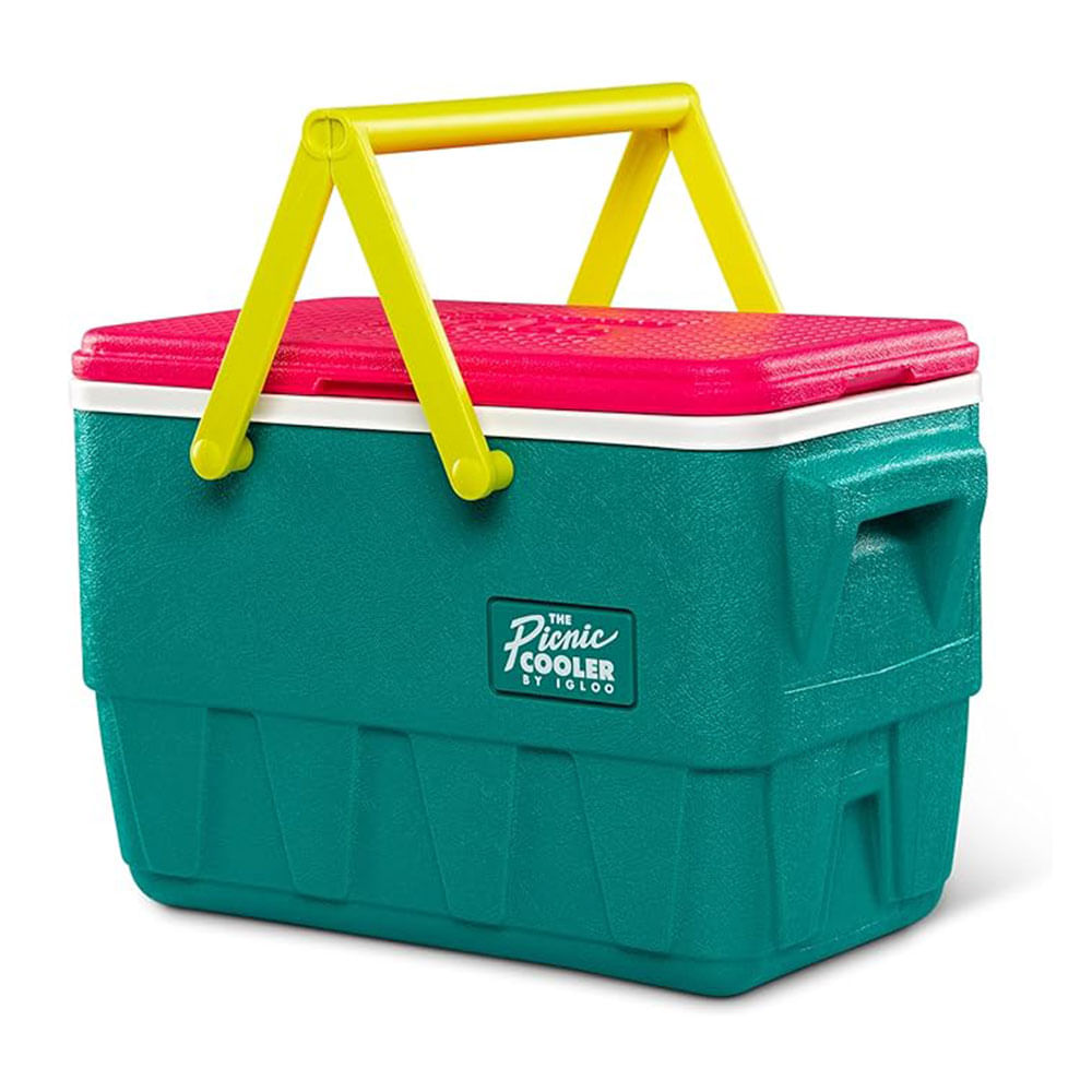 Hielera Igloo Retro Picnic Basket 23.65 Litros (25qt) Cooler jade