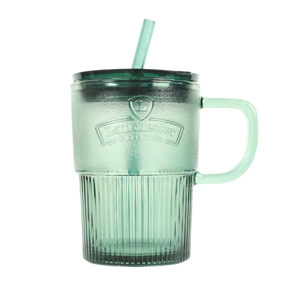 Taza con pajilla 440ml