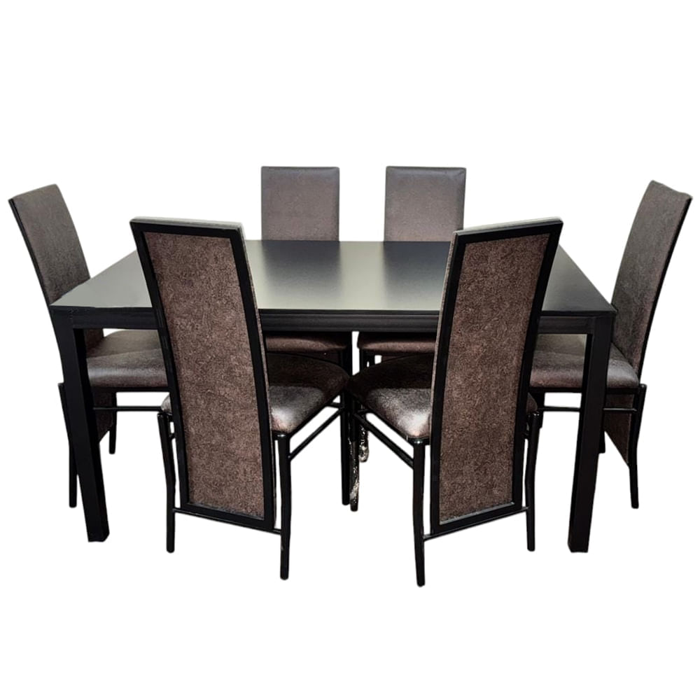 Comedor rectangular Fenix para 6 personas