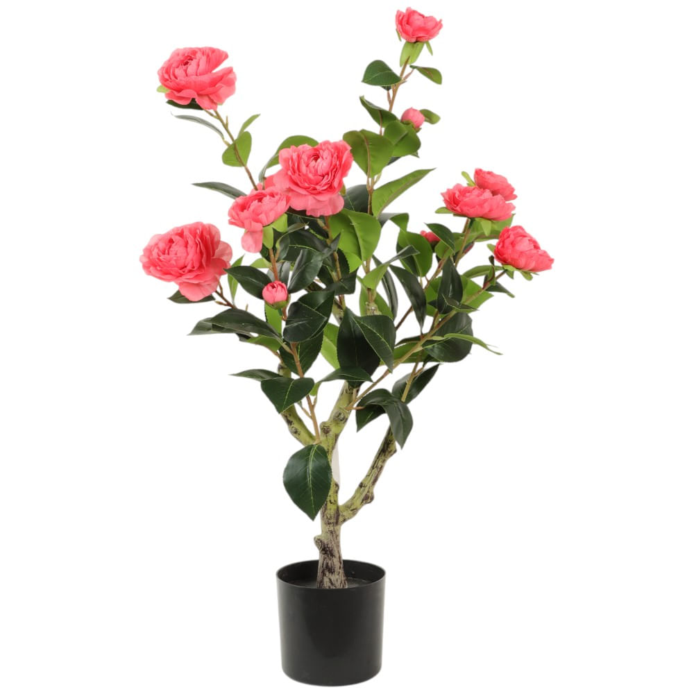Planta artificial de Peonia rosada 120cm