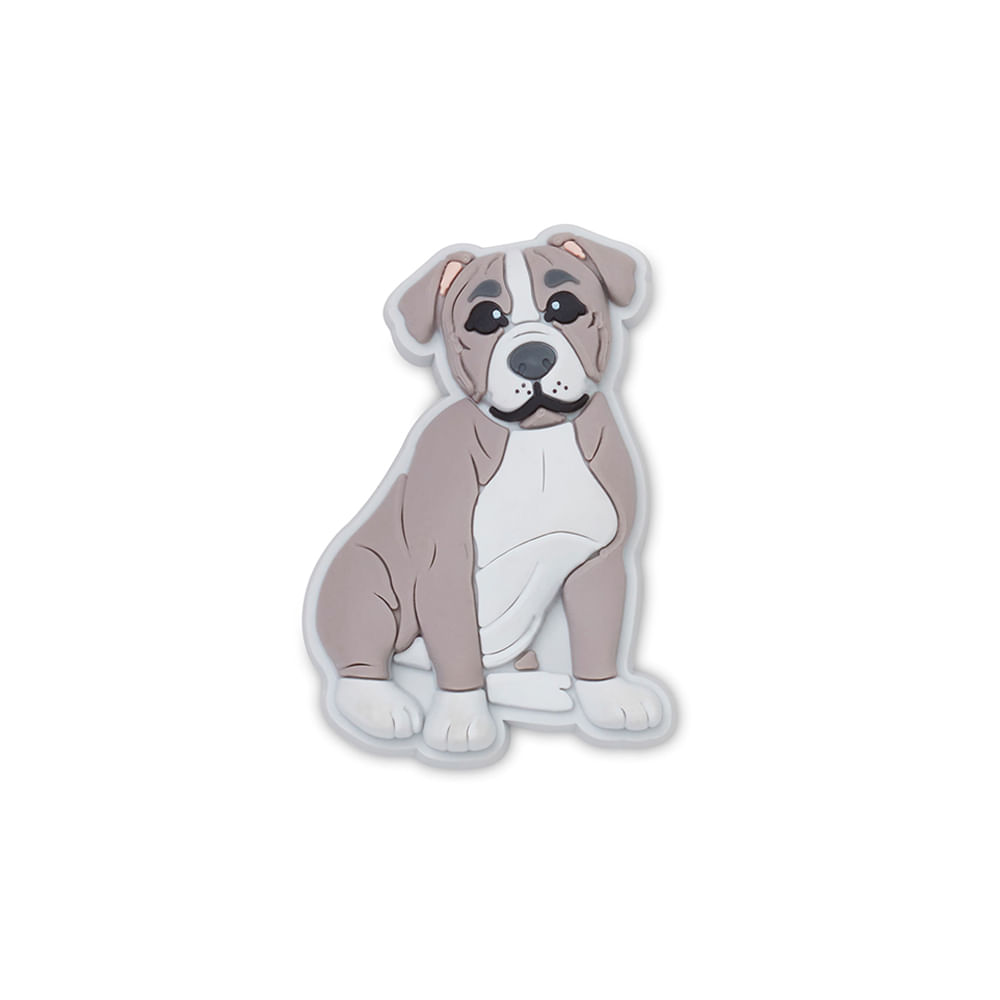 Accesorio Crocs Jibbitz charm de pitbull cachorro
