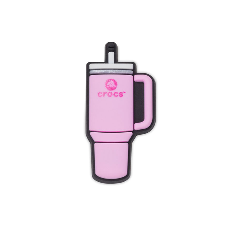 Accesorio Crocs Jibbitz charm de botella de agua rosada