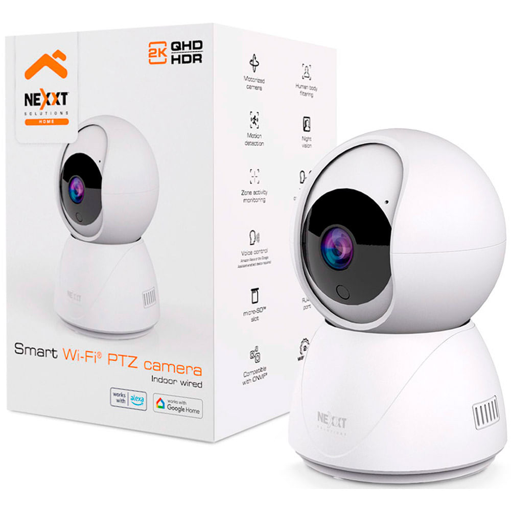 Cámara seguridad smart Wi-Fi Nexxt para interior 2K 360°
