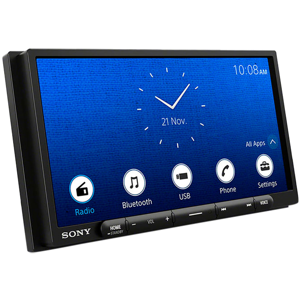 Pantalla Sony XAV-AX4000 de 6.9" con Bluetooth, conexión inalámbrica de Android Auto y Apple Carplay