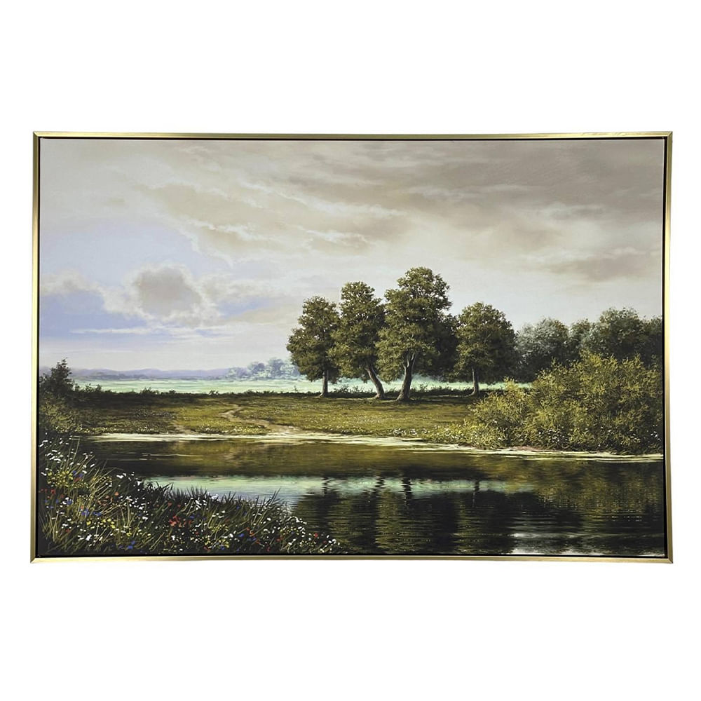 Cuadro paisaje con marco 4.30x82.60x122.