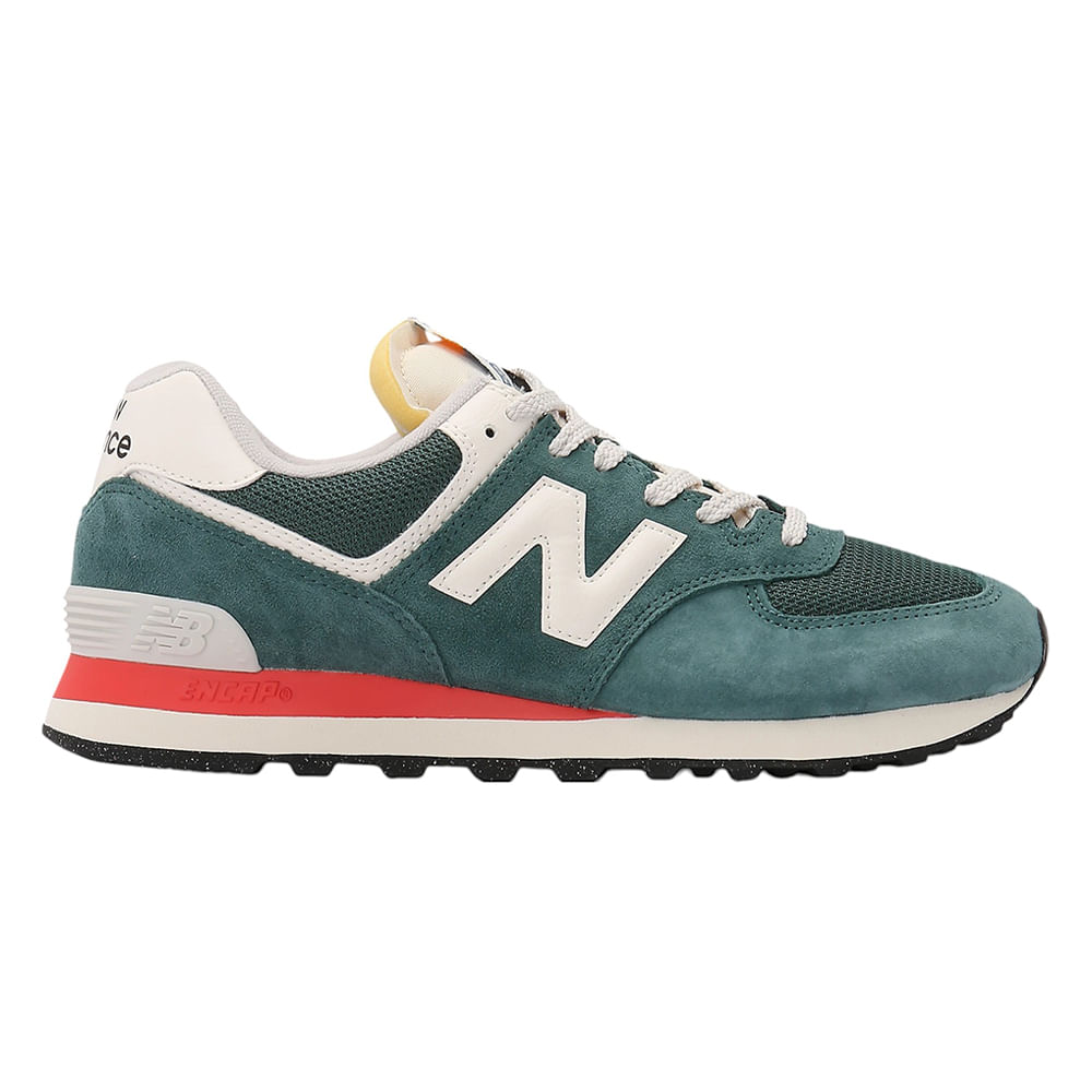 Zapato New Balance 574 Classics casual verde para mujer
