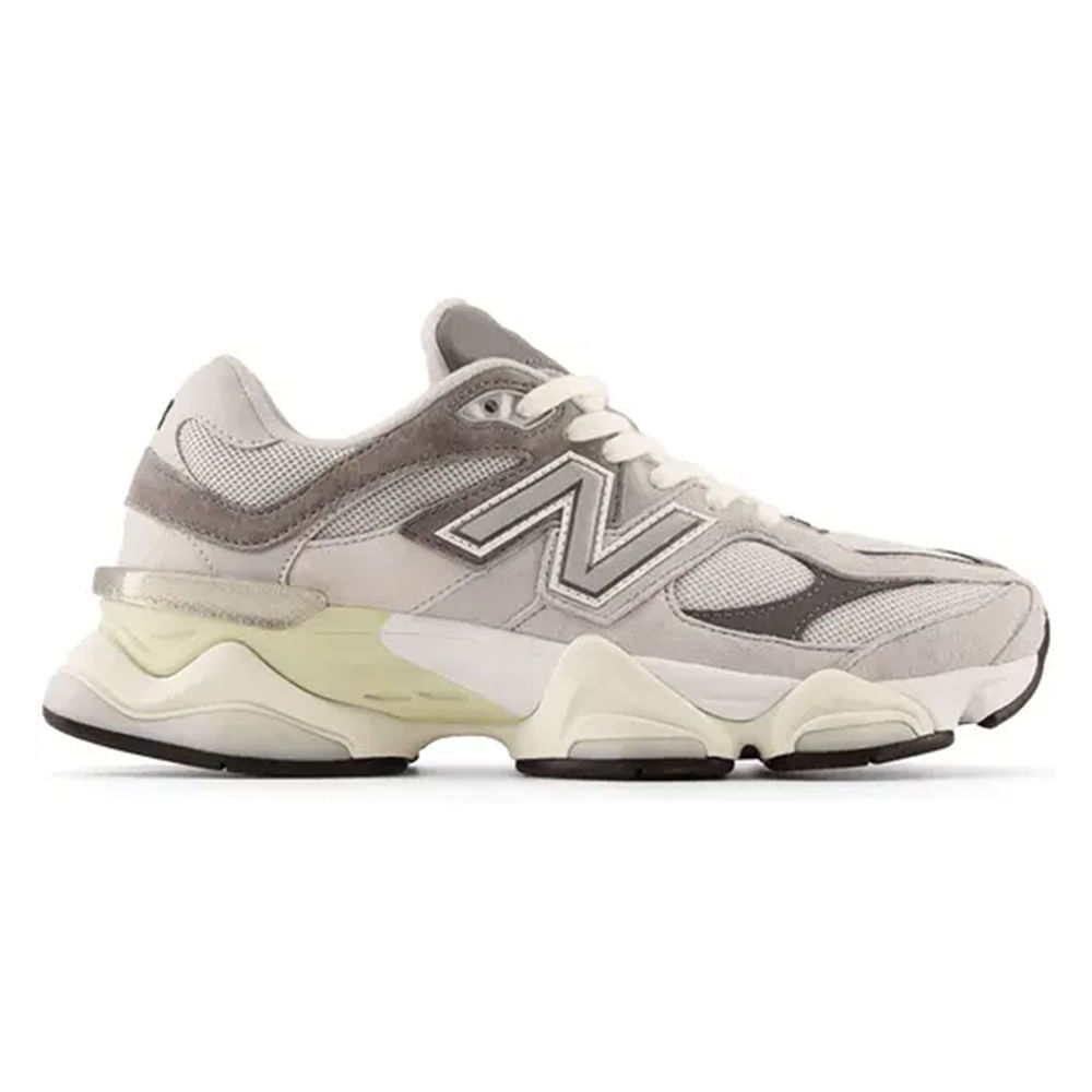 Zapato New Balance 9060 casual gris para mujer