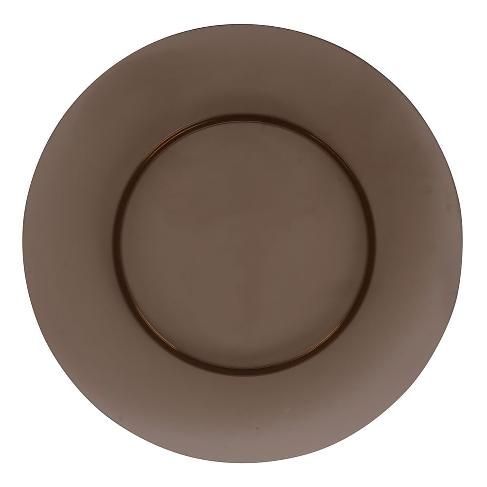 Plato para servir de acrílico 25 cm
