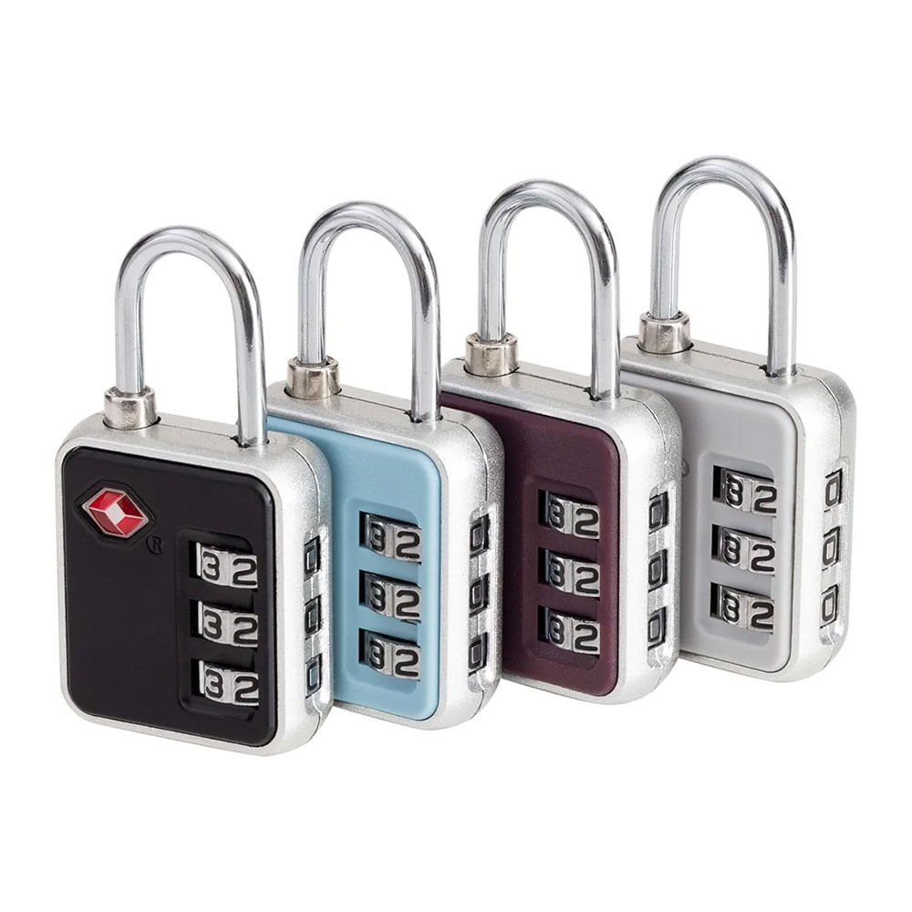 Paquete de 4 candados TSA G force