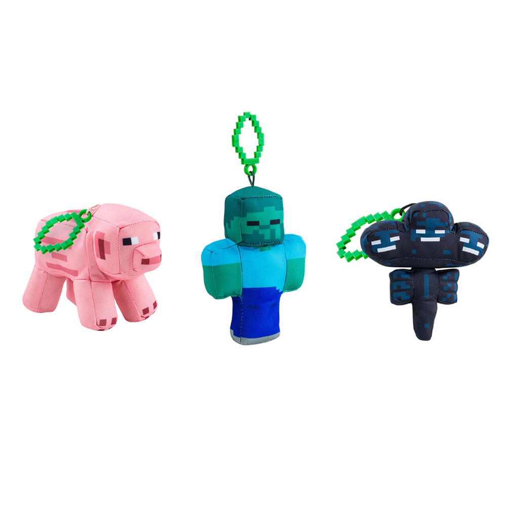 Minecraft Llavero Figura de Peluche Coleccionable 13 cm Surtido 1Pieza