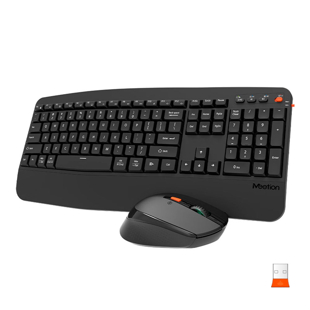 Combo de Teclado y Mouse Inalámbrico Meetion Directora