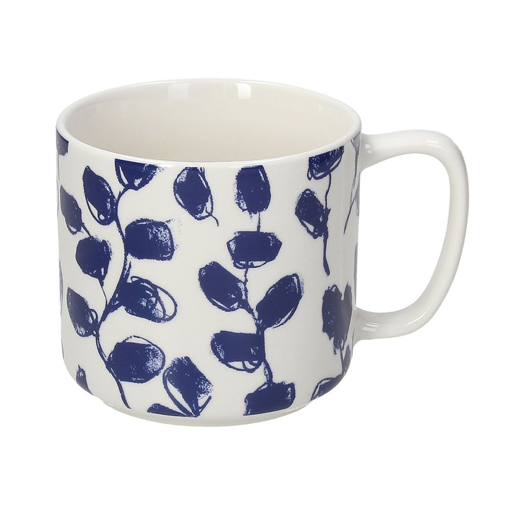 Taza de porcelana Navy Bloom 354 ml