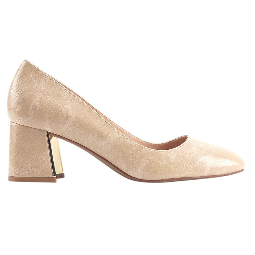 Zapato de vestir Nine West Annalisa color beige para mujer