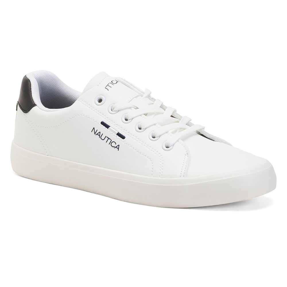 Zapato deportivo casual Nautica blanco para hombre