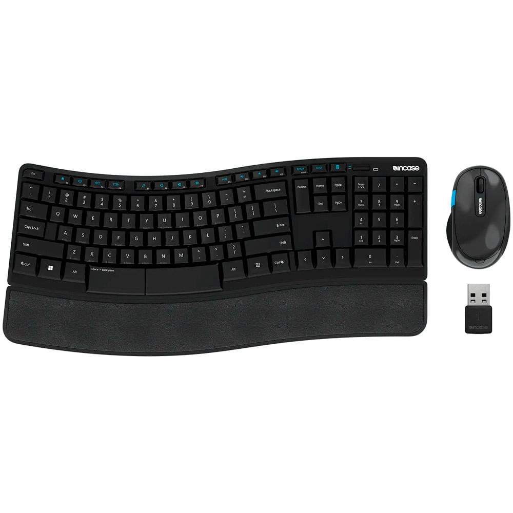 Teclado y mouse sculp comfort inalámbrico inglés