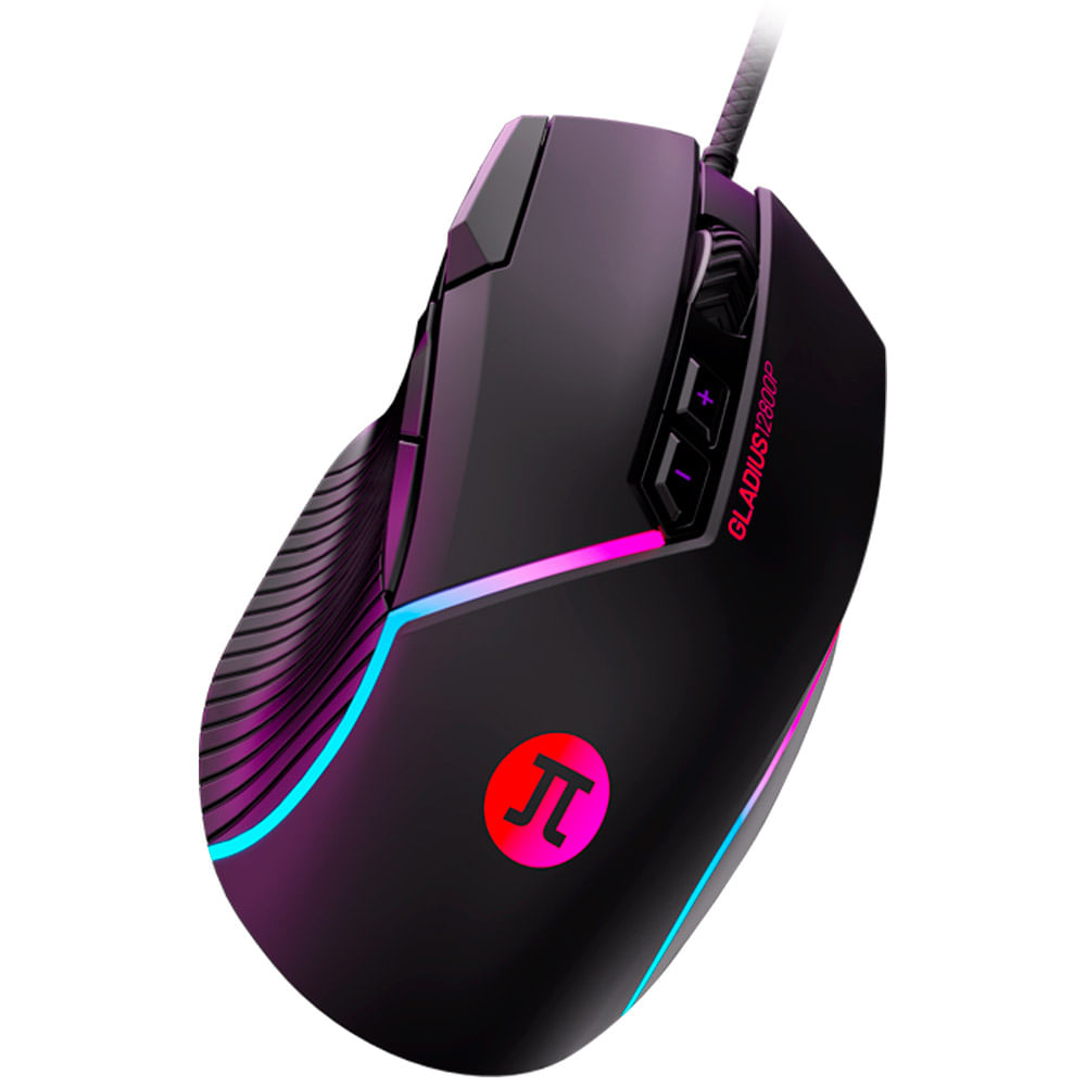 Mouse gaming USB Gladius 12800P RGB negro