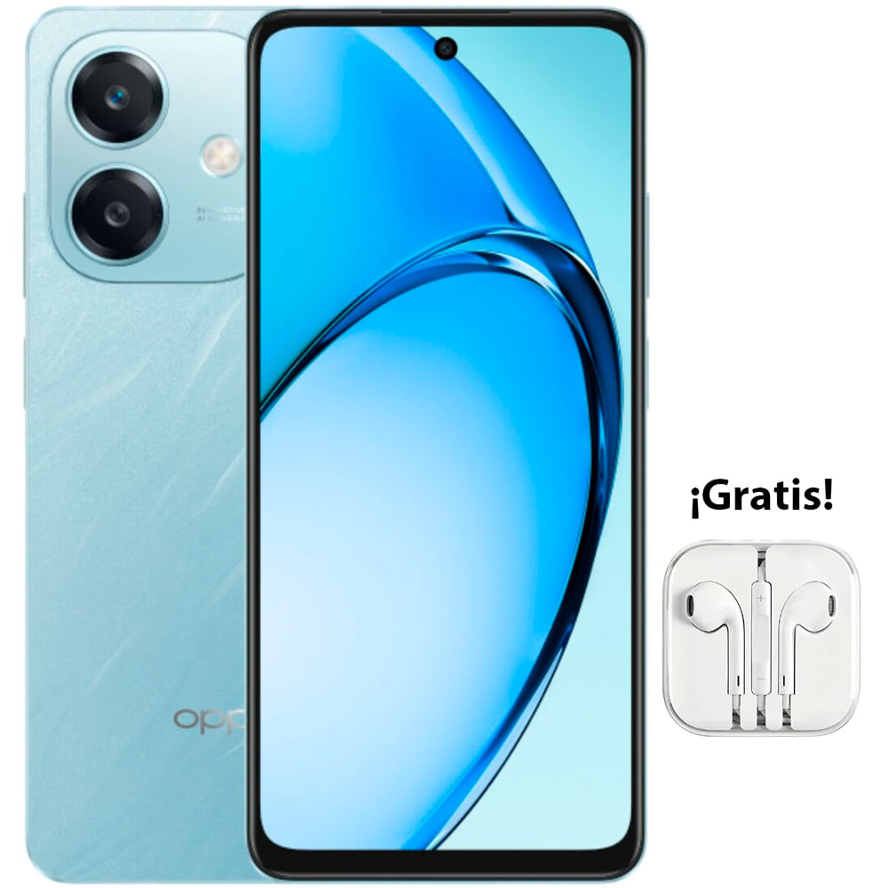 Celular OPPO A20 128 GB 4 GB RAM Pantalla 6.67" Snapdragon 6s Gen 1 Rendimiento equilibrado Cámara Posterior 8 MP