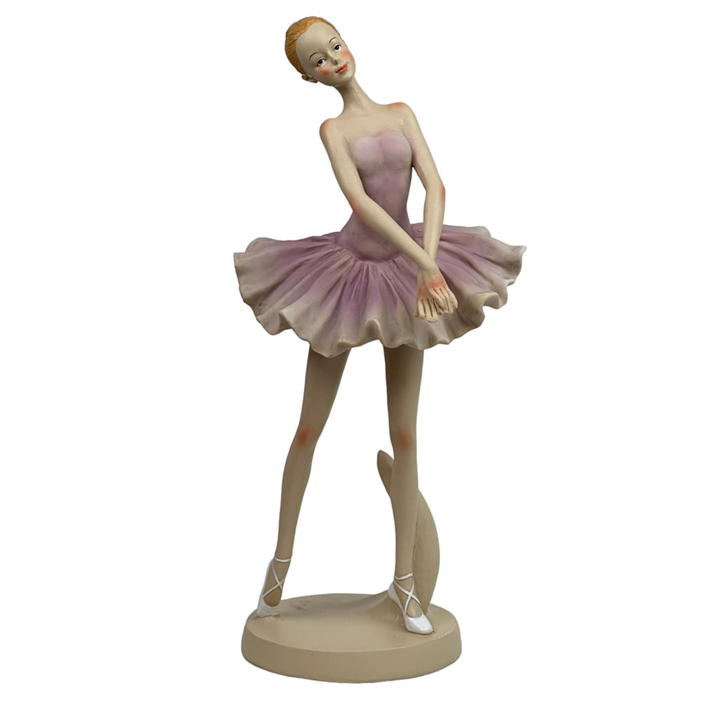 Figura decorativa en poliresina 15.50x14.50x35 cm