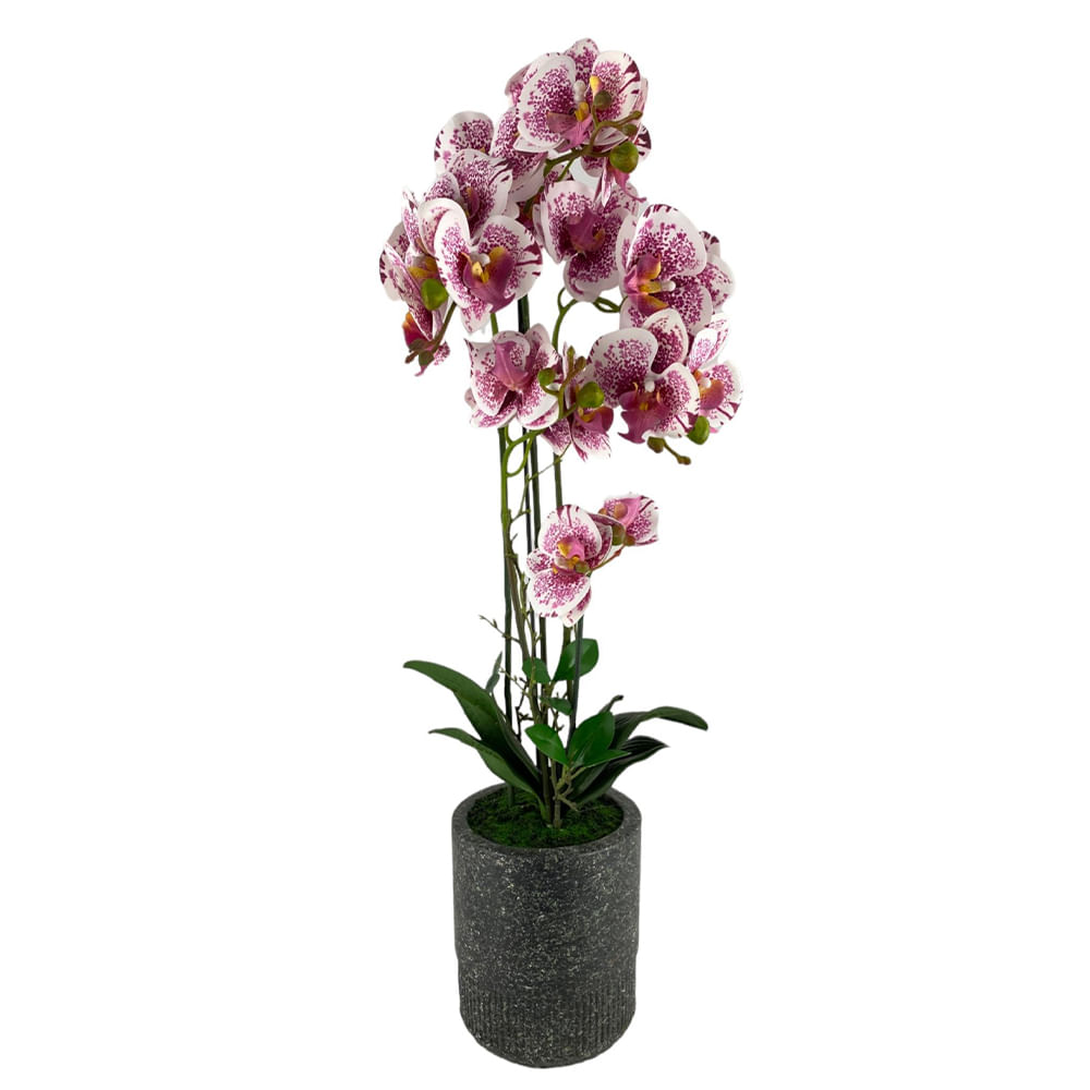 Orquídea artificial morada 72cm