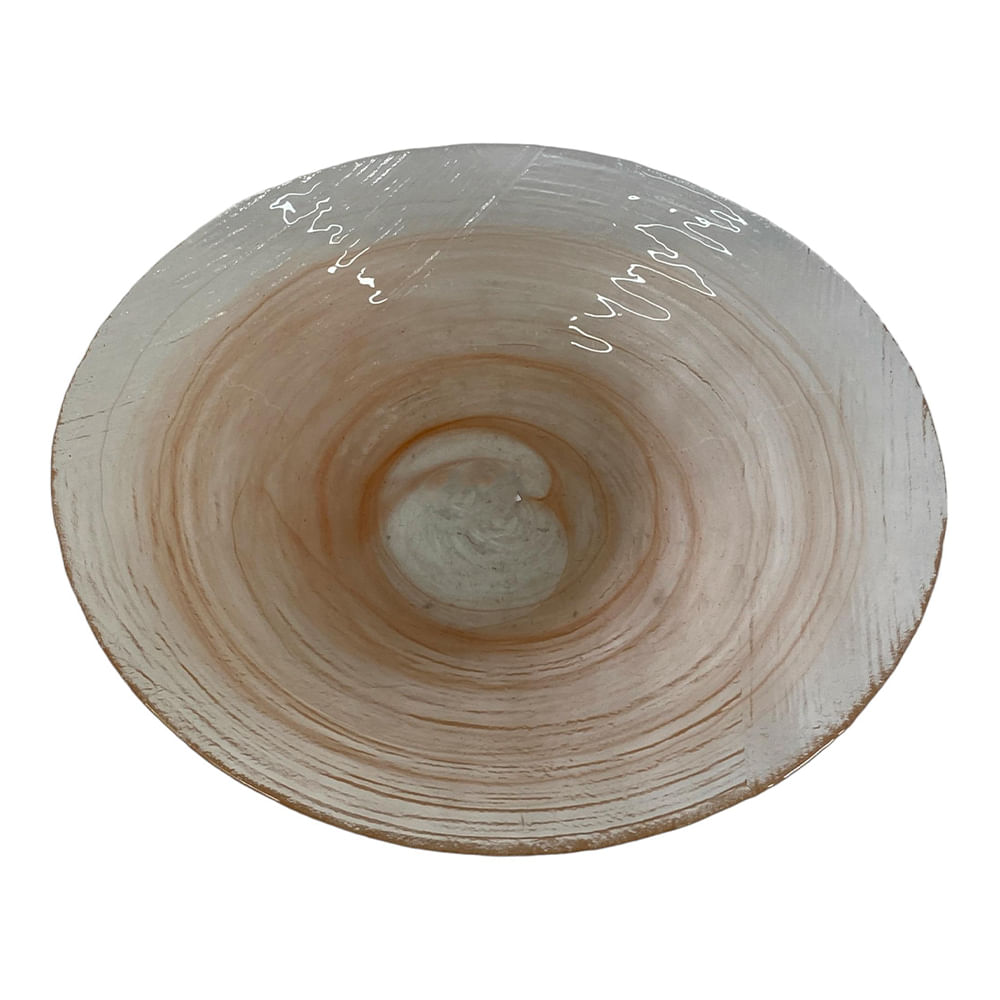 Centro de mesa decorativo de vidrio 39.5x39.5x6cm