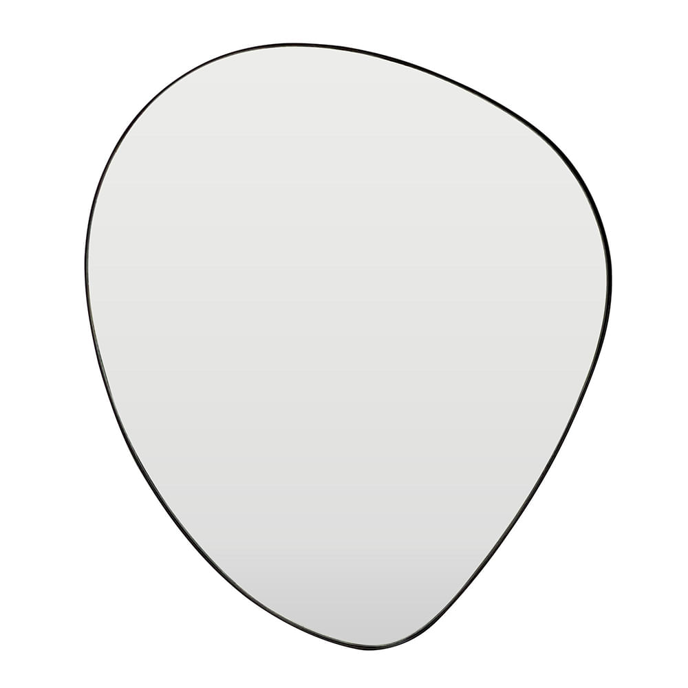 Espejo decorativo con marco metálico 46.5x1.5x55 cm