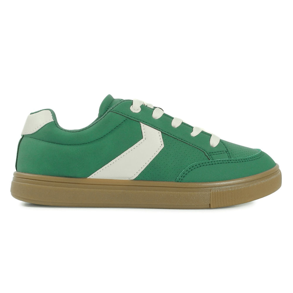 Zapato casual Colloky color verde para niño