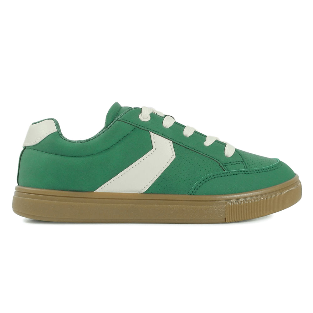 Zapato casual Colloky verde para niño
