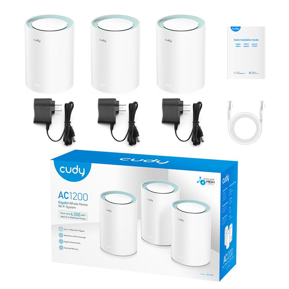 Router/Bridge Mesh Wi-Fi 5 3pack