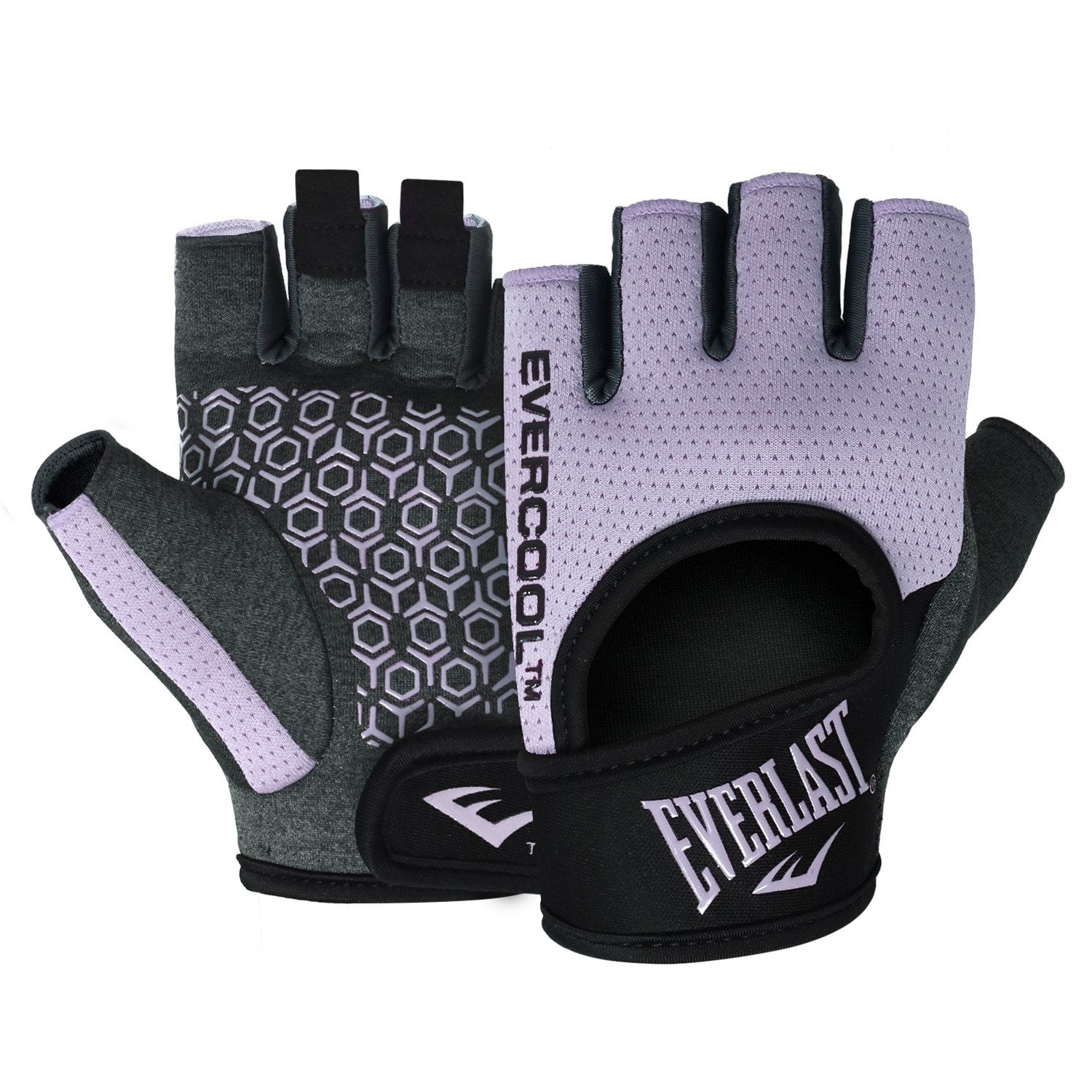 Guantes para pesas Everlast heather lila
