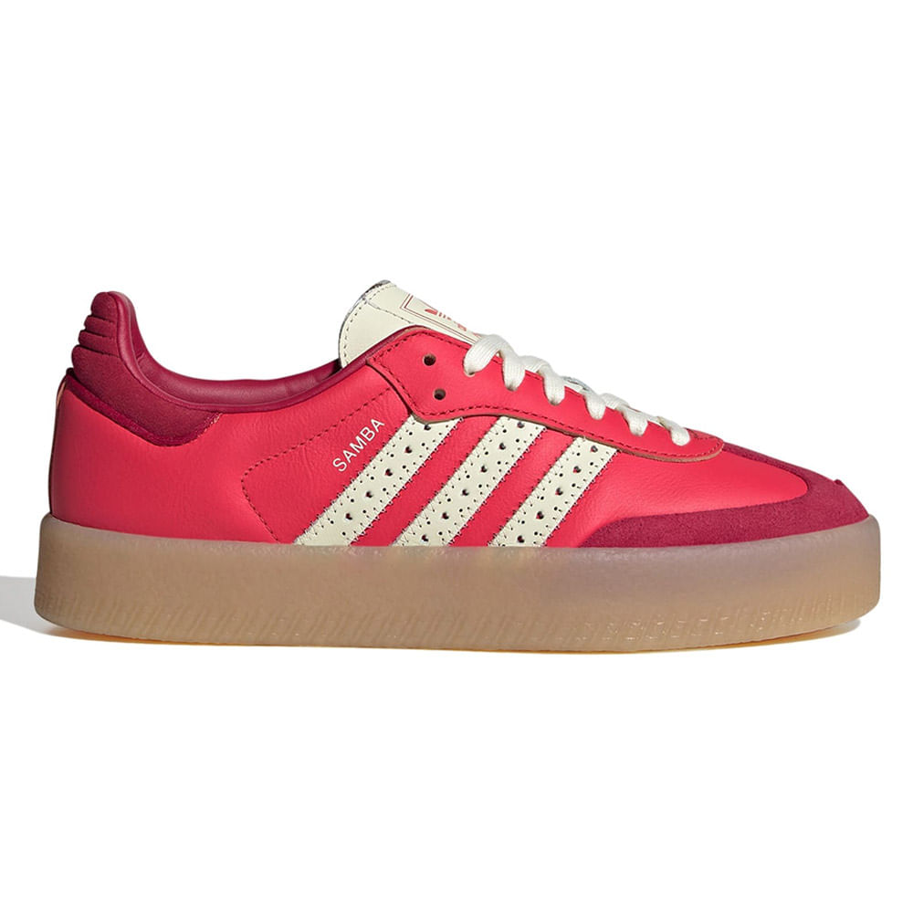 Zapato Adidas Originals Sambae casual color rojo para mujer
