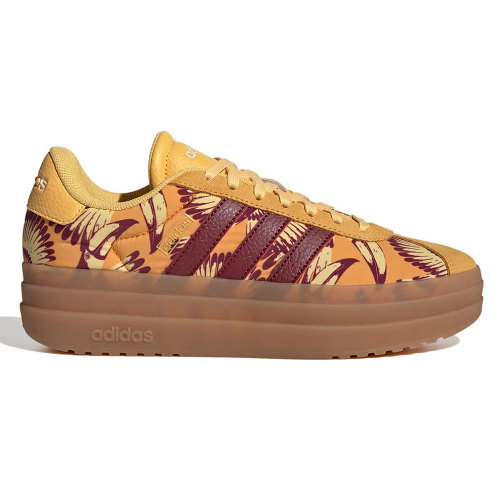 Zapato Adidas VL Court casual amarillo para mujer