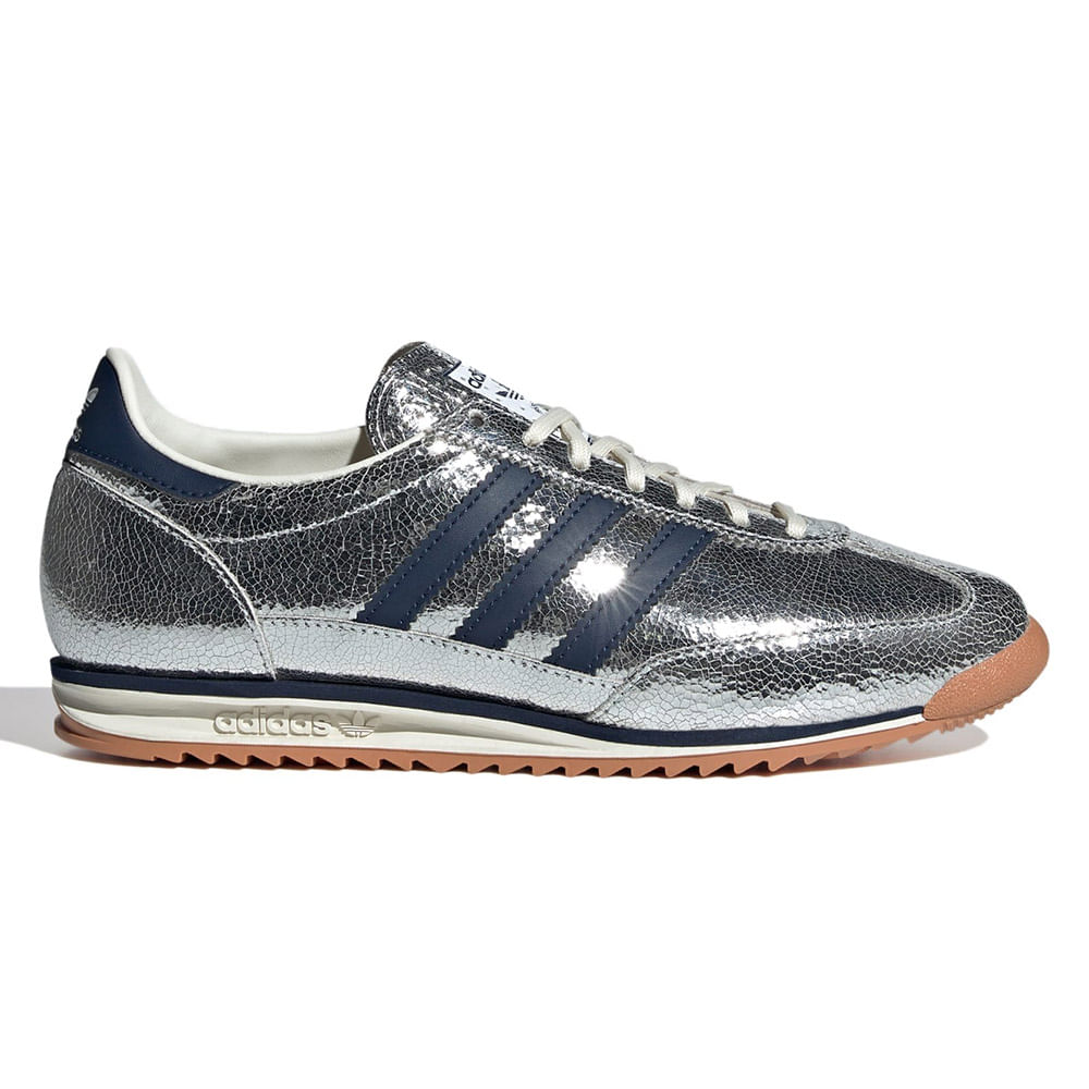 Zapato Adidas Originals SL 72 casual plateado para mujer