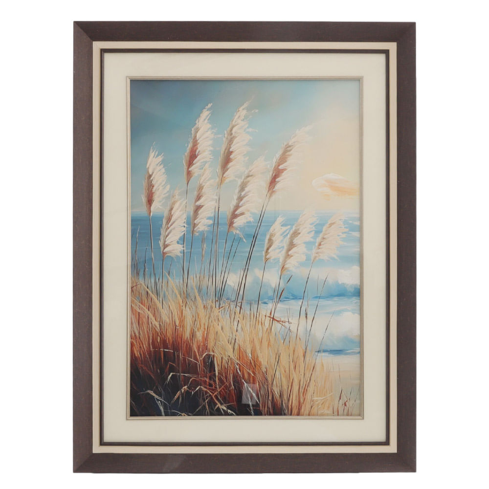 Cuadro decorativo enmarcado oceano 64x84 cm