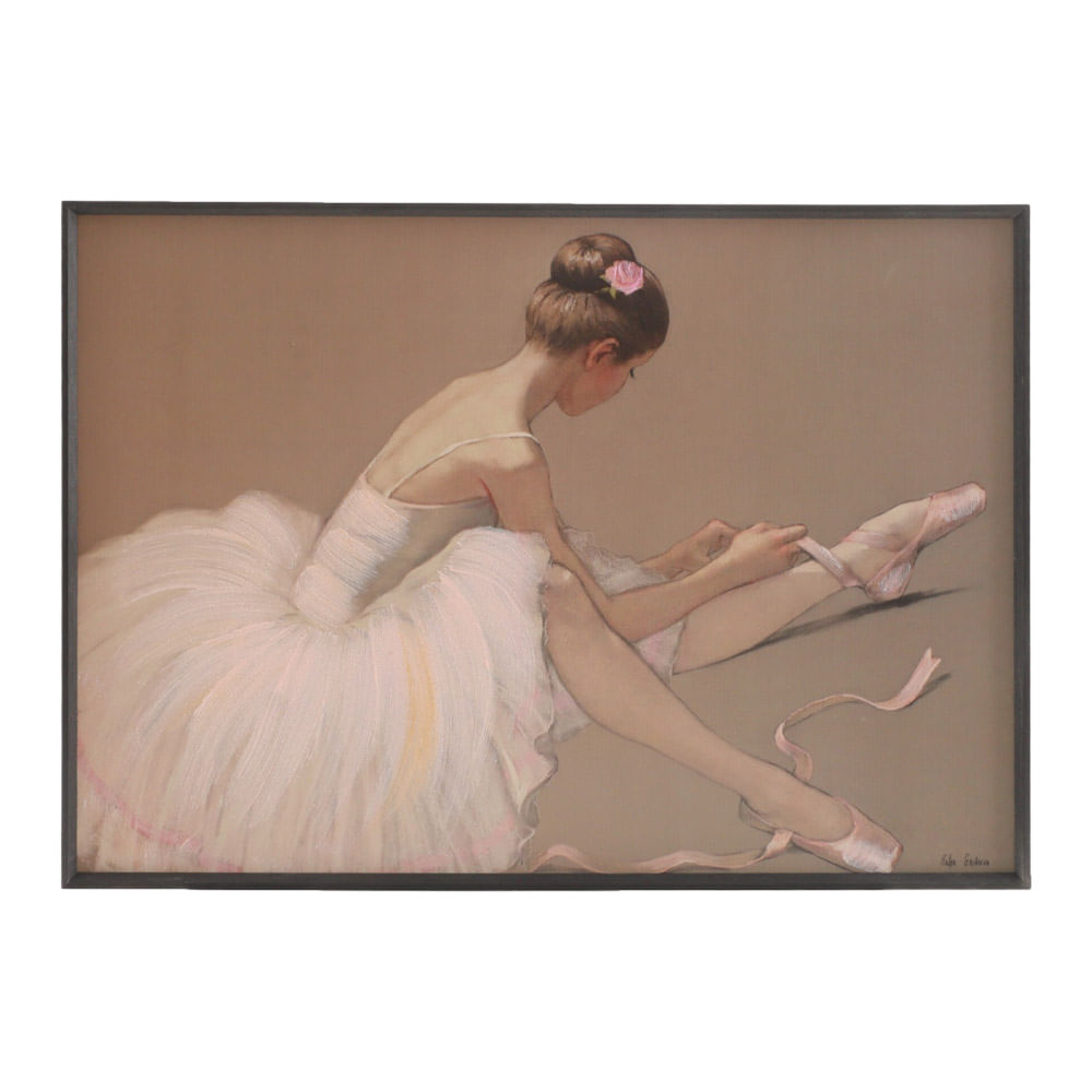 Cuadro decorativo bailarina 50x70 cm
