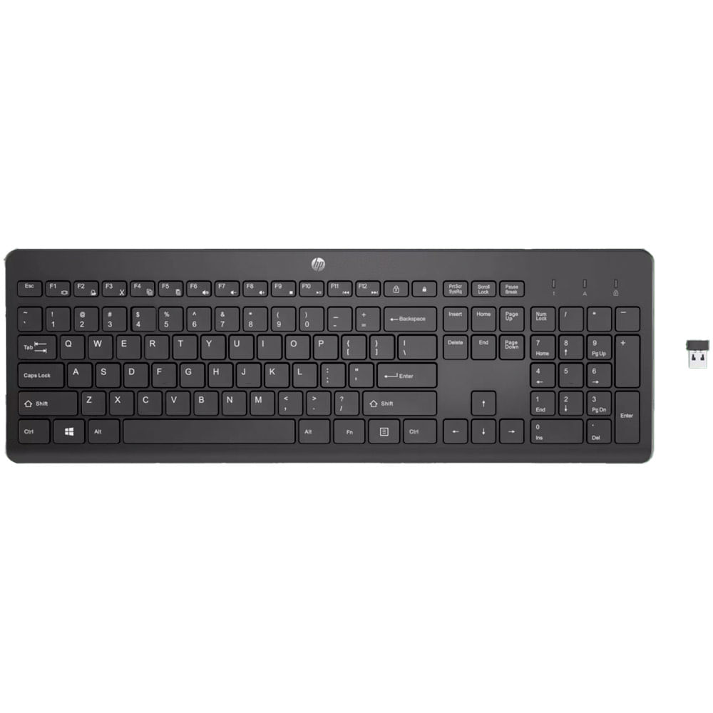 Teclado inalámbrico HP 230 negro