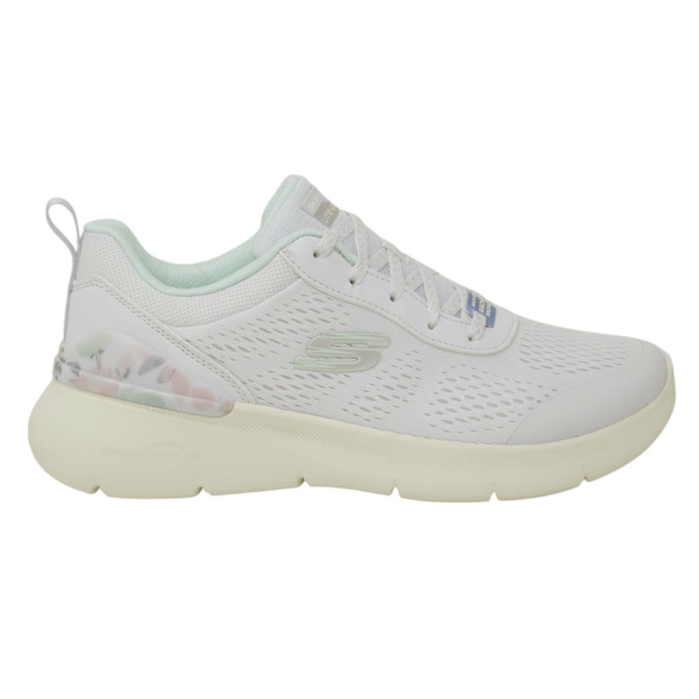 Zapato casual Skechers color blanco para mujer