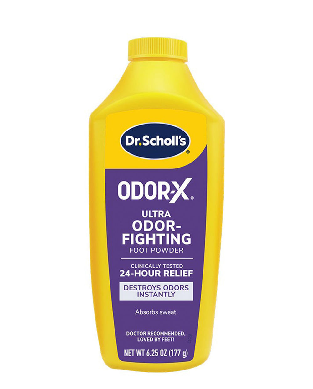 Talco para pies alivio 24H 177 g