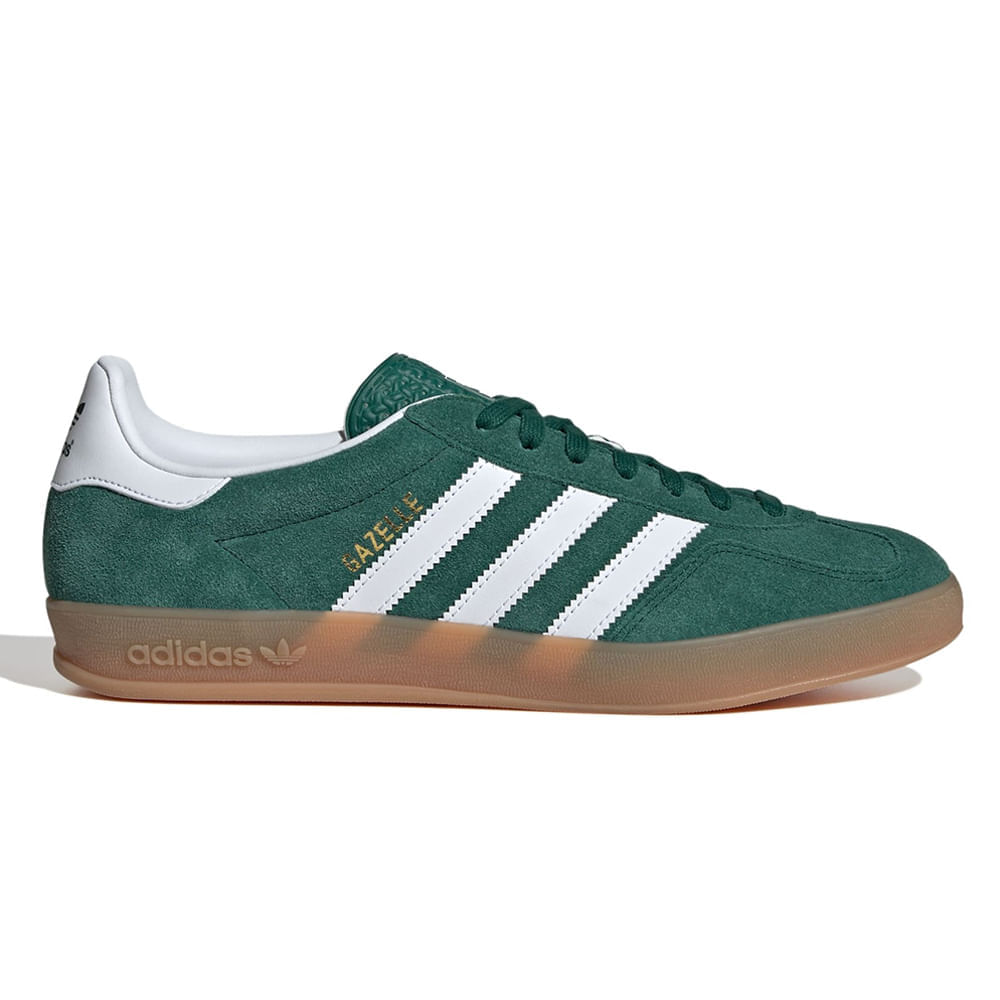 Zapato Adidas Originals Gazelle Indoor deportivo casual verde para hombre