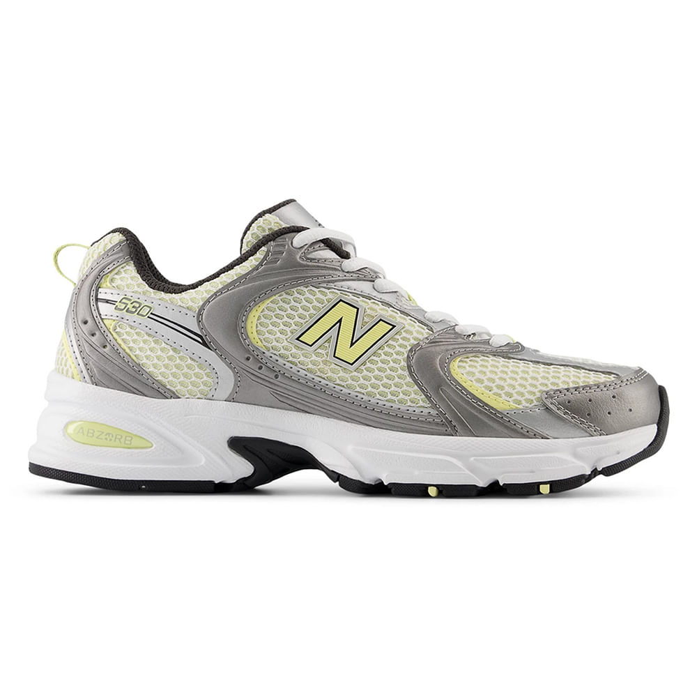 Zapato New Balance 530 casual plateado para mujer