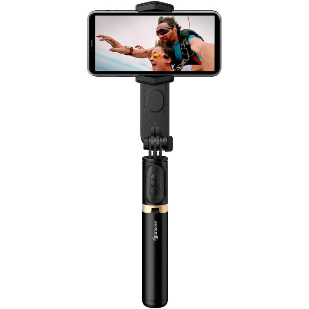 Estabilizador (Gimbal) de 1 eje, con Selfie Stick Bluetooth