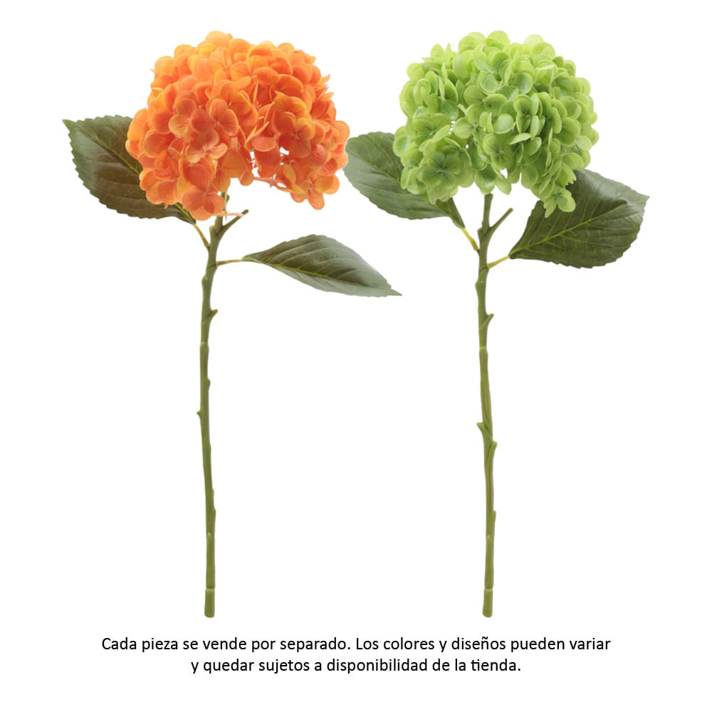 Hortencia artificial color surtido 50 cm (1 pieza)