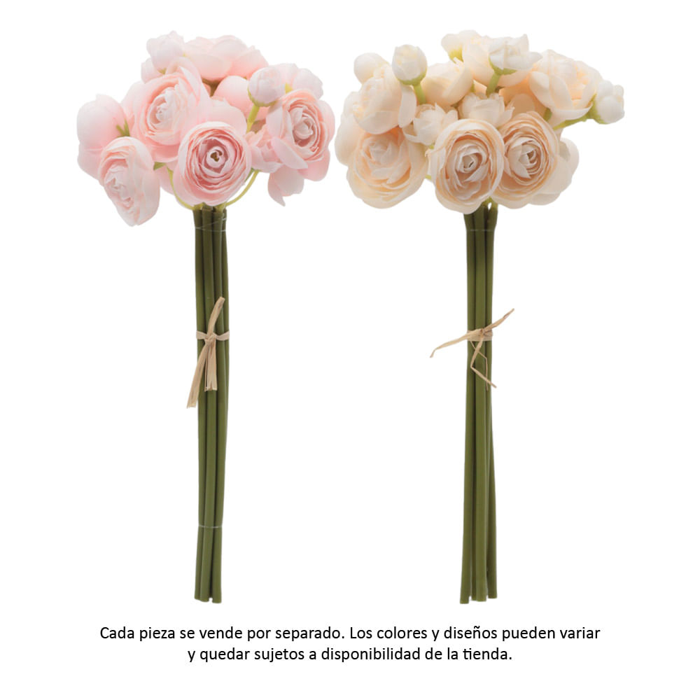 Ramo de rosas artificial color surtido 28 cm (1 pieza)