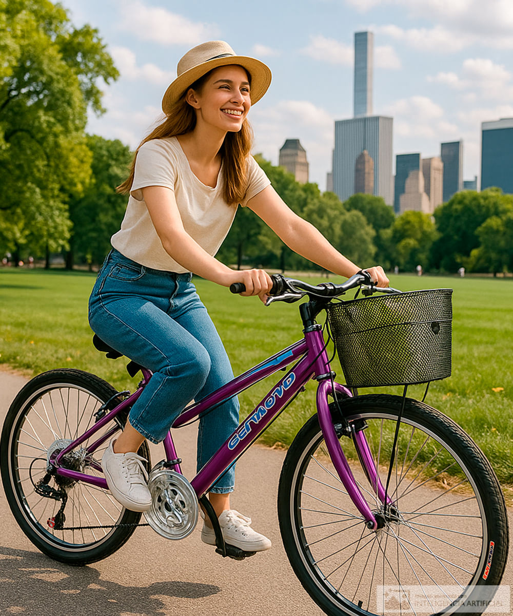 Bicicleta Corsario Mtb tracker 24" de 18 velocidades para mujer