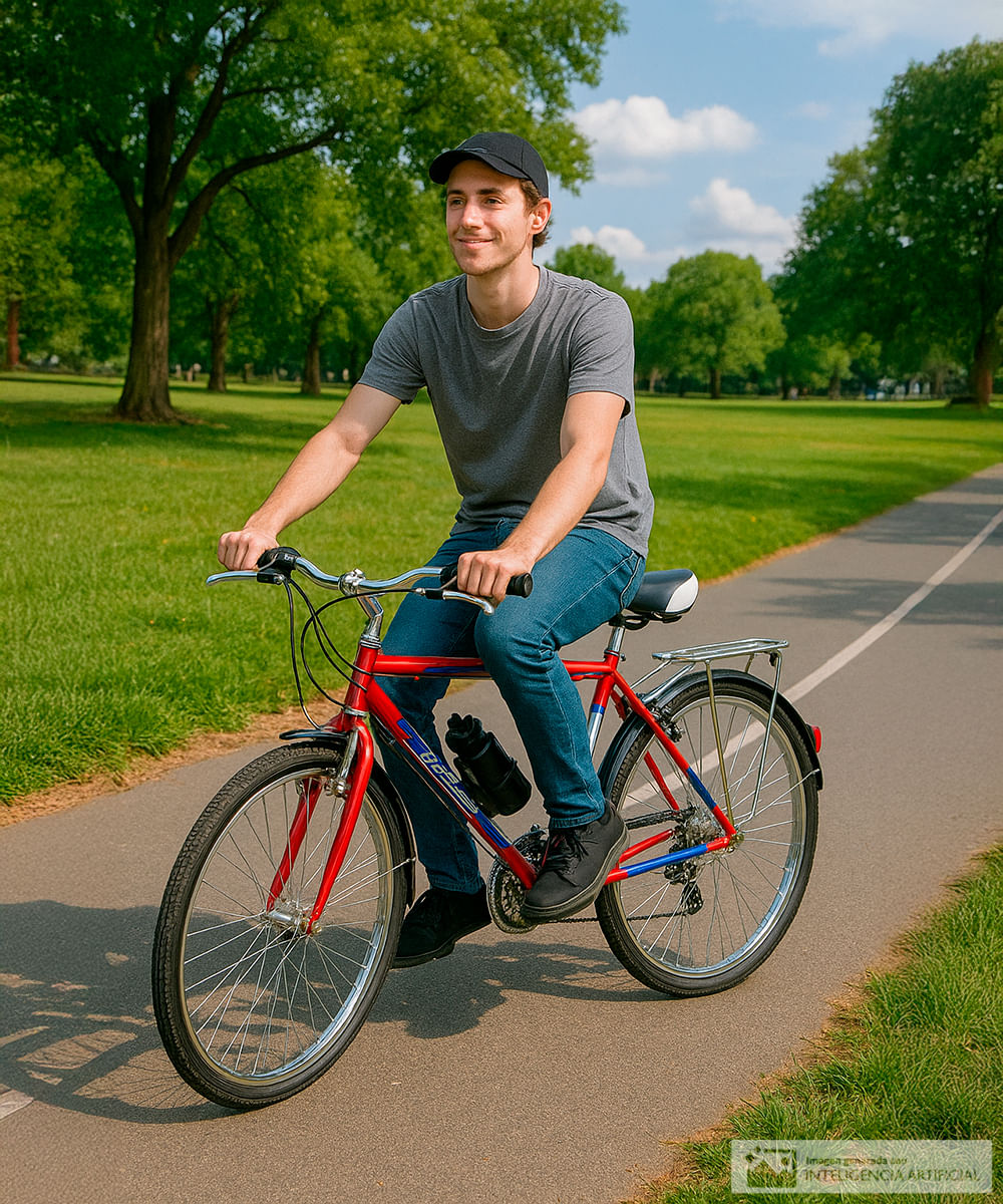 Bicicleta Mtb 24" tracker equipada 18 velocidades